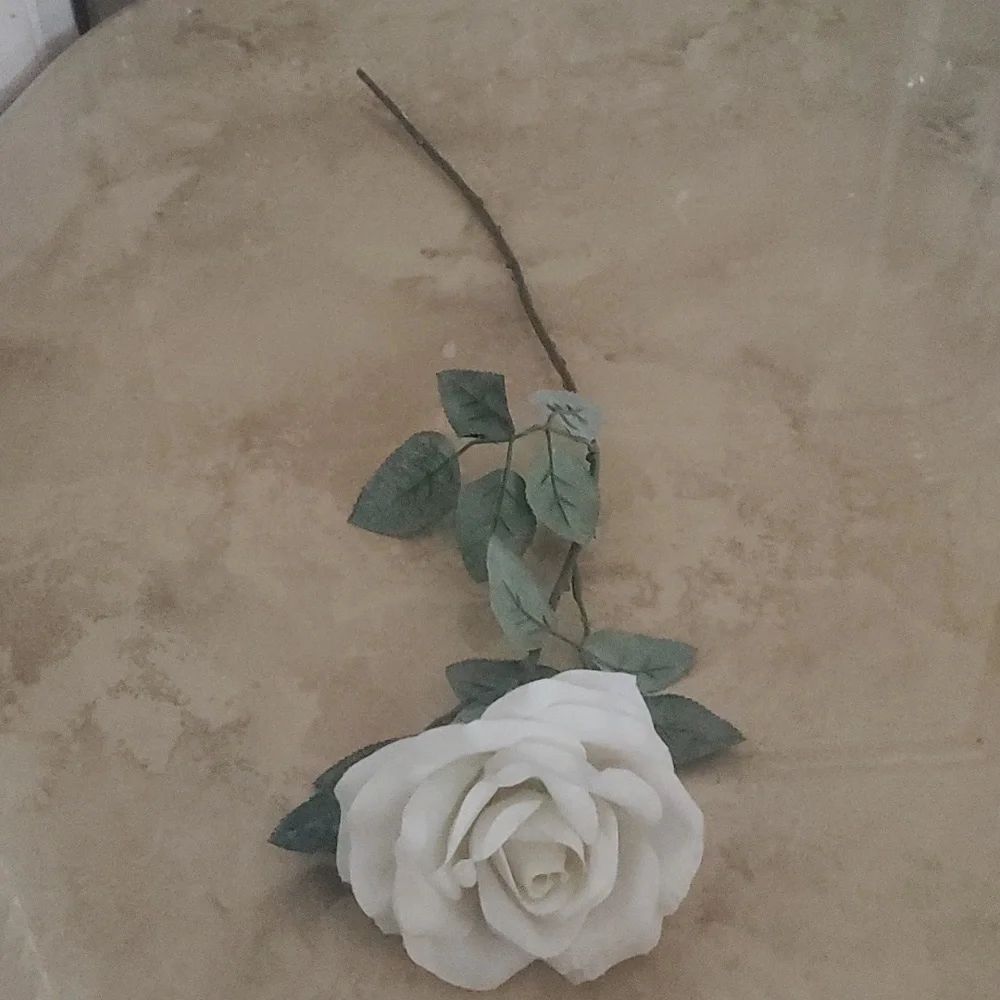 **SALE**Faux White Rose